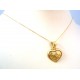 COLLANA VENEZIANA DA DONNA CON CIONDOLO CUORE IN ORO GIALLO 18 KT 