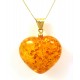 COLLANA CON CIONDOLO CUORE IN ORO GIALLO 18 KT