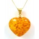 COLLANA CON CIONDOLO CUORE IN ORO GIALLO 18 KT