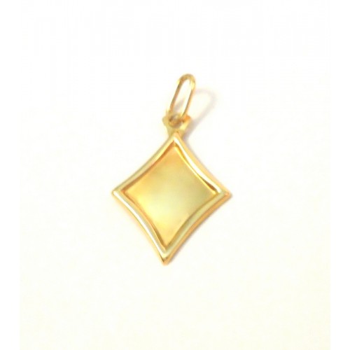 CIONDOLO PENDENTE IN ORO GIALLO 18 KT + COLLANA IN OMAGGIO