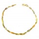 BRACCIALE IN ORO GIALLO BIANCO E ROSA 18 KT UNISEX