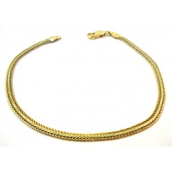 BRACCIALE UNISEX IN ORO GIALLO 18 KT 