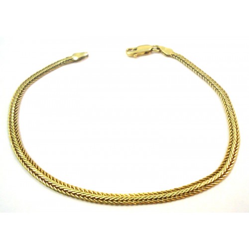 BRACCIALE UNISEX IN ORO GIALLO 18 KT 