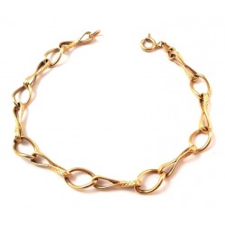 BRACCIALE CATENA INFINITO IN ORO GIALLO 18 KT DA DONNA