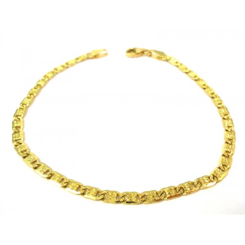 BRACCIALE CATENA IN ORO GIALLO 18 KT 