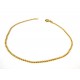 BRACCIALE UNISEX IN ORO GIALLO 18 KT CON PALLINE