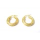 ORECCHINI CERCHI IN ORO GIALLO 18 KT DIAMETRO CM 1,8