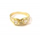 ANELLO DA DONNA IN ORO GIALLO 18 KT CON ZIRCONI