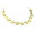 COLLANA DA DONNA CON STELLE IN ORO GIALLO 18 KT