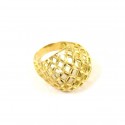 ANELLO TRAFORATO DA DONNA IN ORO GIALLO 18 KT