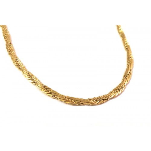 COLLANA UNISEX IN ORO GIALLO 18 KT