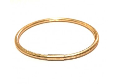 BRACCIALE DA DONNA IN ORO GIALLO 18 KT ELASTICIZZATO