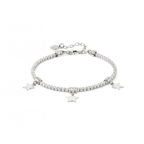 BRACCIALE TENNIS NOMINATION IN ARGENTO 925 CON STELLE 148600015