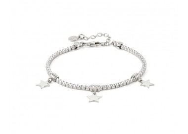 BRACCIALE TENNIS NOMINATION IN ARGENTO 925 CON STELLE 148600015