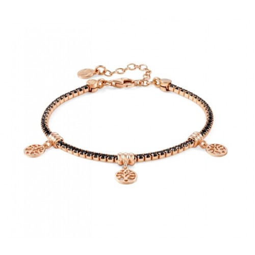 BRACCIALE TENNIS NOMINATION IN ARGENTO 925 ROSE'ALBERO DELLA VITA 148600042