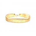 BRACCIALE DA DONNA IN ORO GIALLO 18 KT ELASTICIZZATO CON CHIUSURA