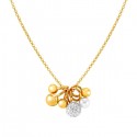 COLLANA DONNA NOMINATION IN ARGENTO 925 GIALLO CON PERLE E ZIRCONI 149006/012