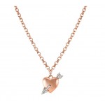 COLLANA DONNA NOMINATION IN ARGENTO 925 ROSATO CON CUORE 148022/072