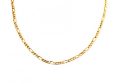 COLLANA CATENA 3+1 IN ORO GIALLO 18KT