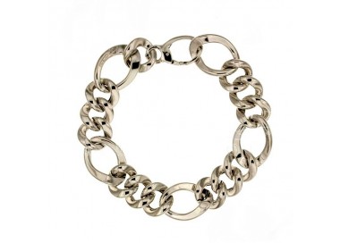 BRACCIALE DA DONNA A CATENA IN ORO BIANCO 18 KT