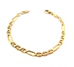 BRACCIALE UOMO CATENA IN ORO GIALLO 18 KT