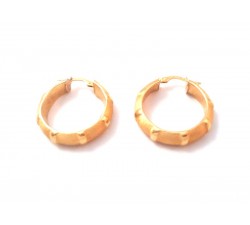 ORECCHINI CERCHI IN ORO GIALLO 18 KT 