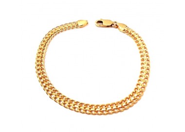 BRACCIALE UNISEX IN ORO GIALLO 18 KT