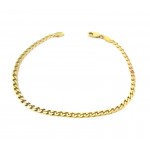 BRACCIALE CATENA UNISEX IN ORO GIALLO 18 KT 