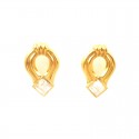 ORECCHINI IN ORO GIALLO 18 KT CON ZIRCONI