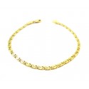 BRACCIALE DA UOMO CATENA IN ORO GIALLO 18 KT 