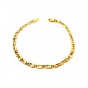 BRACCIALE CATENA IN ORO GIALLO 18 KT 