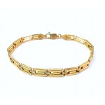 BRACCIALE CATENA IN ORO GIALLO 18 KT 