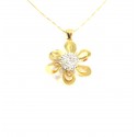 collana fiore in oro