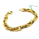 BRACCIALE CATENA DA DONNA IN ORO GIALLO 18 KT