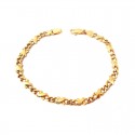 BRACCIALE DA UOMO CATENA IN ORO GIALLO 18 KT