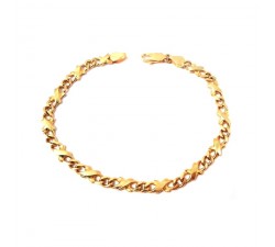 BRACCIALE DA UOMO IN ORO GIALLO 18 KT