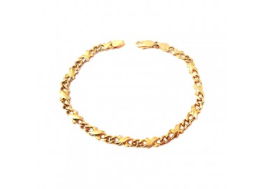 BRACCIALE DA UOMO IN ORO GIALLO 18 KT