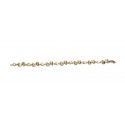 BRACCIALE DA DONNA IN ORO GIALLO 18 KT CON ZIRCONI BIANCHI