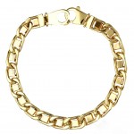 BRACCIALE CATENA UOMO IN ORO GIALLO 18 KT