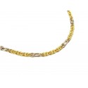 COLLANA IN ORO GIALLO E BIANCO 18 KT 