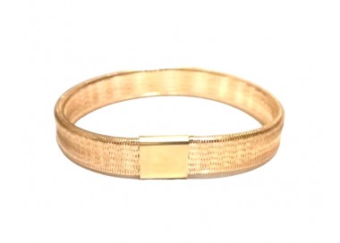 BRACCIALE DA DONNA IN ORO GIALLO 18 KT ELASTICO