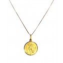 COLLANA SAN MICHELE ARCANGELO IN ORO GIALLO 18 KT