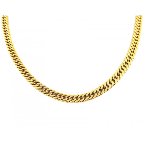 COLLANA CATENA UOMO IN ORO GIALLO 18 KT