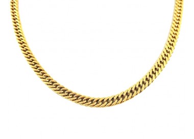 COLLANA CATENA UOMO IN ORO GIALLO 18 KT