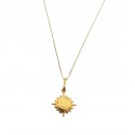 COLLANA CON SOLE PICCOLO IN ORO GIALLO 18 KT