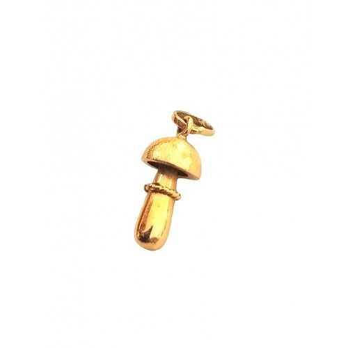 CIONDOLO FUNGO IN ORO GIALLO 18 KT