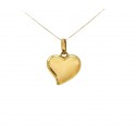 COLLANA DA DONNA CON CUORE IN ORO GIALLO 18 KT