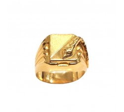 ANELLO SERPENTE DA UOMO IN ORO GIALLO 18 KT 