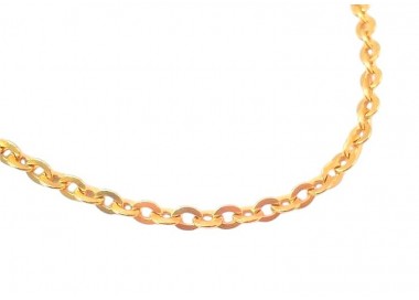 COLLANA CATENA IN ORO GIALLO 18 KT