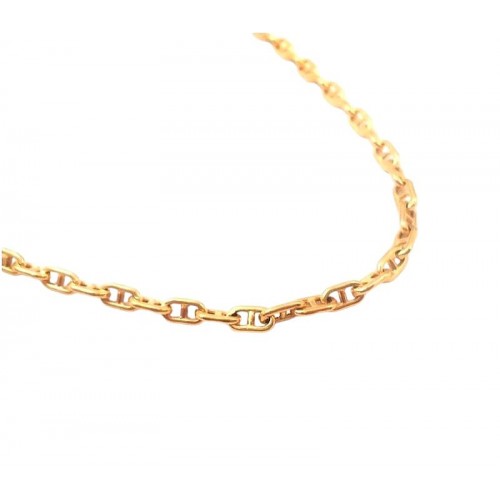 COLLANA CATENA MARINARA IN ORO GIALLO 18 KT